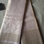 pattu saree purple colour golden border with blouse soft cloth